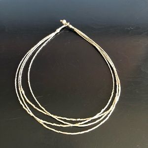Noonday Collection Silver Strands Necklace